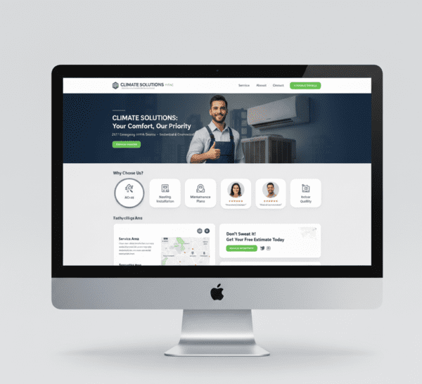 HVAC Technician Website Prompt