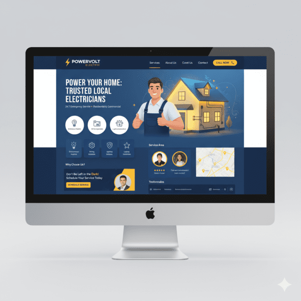 Full-Service Electrician Website Prompt