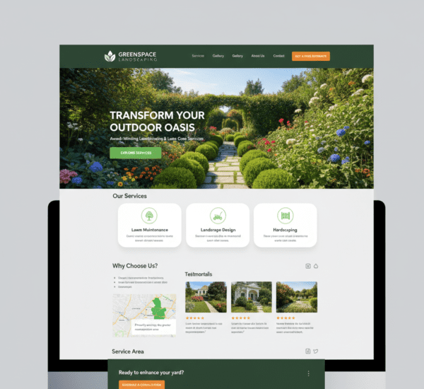 Full-Service Landscaping Website Prompt