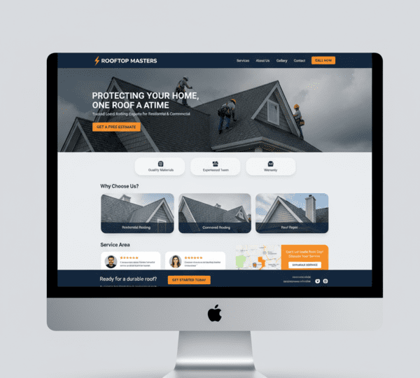 Full-Service Roofing Website Prompt