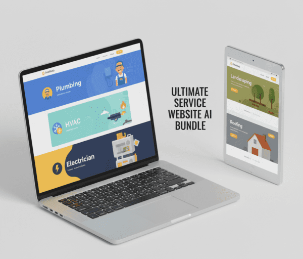 Ultimate Service Website AI Prompt Bundle – Plumbing, HVAC, Electrician, Landscaping & Roofing