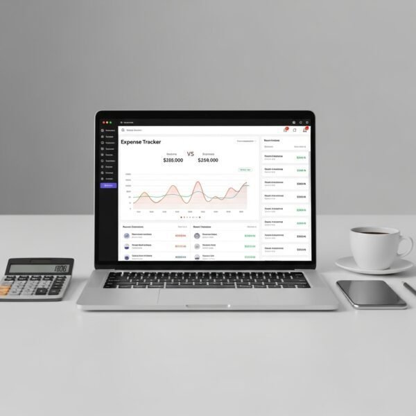 Expense Tracker HTML Template