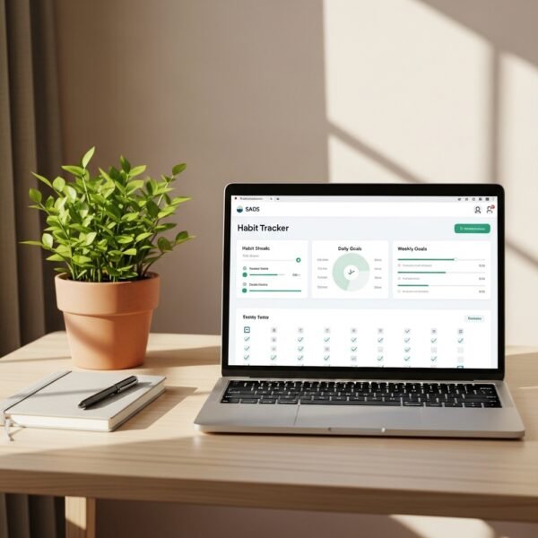Habit Tracker HTML Template