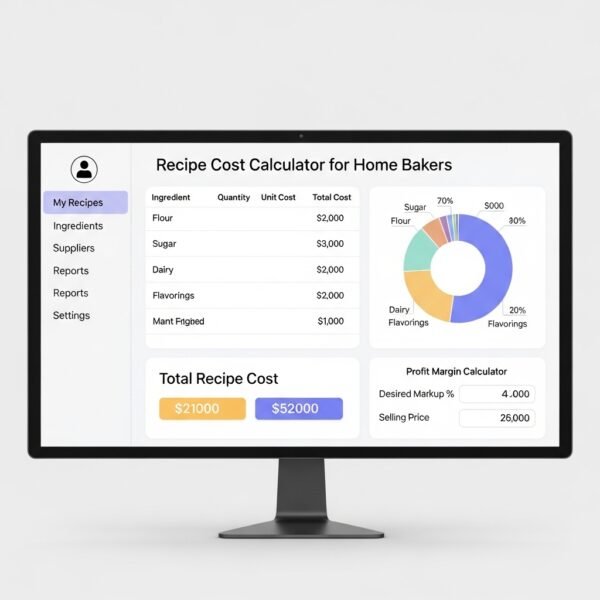 Recipe Cost Calculator for Home Bakers