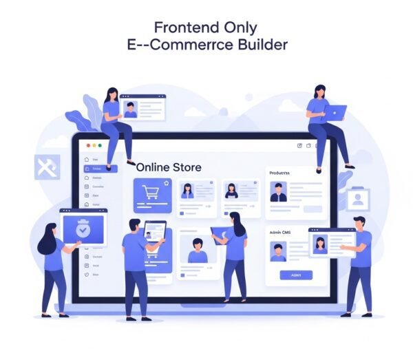 Frontend-Only E-Commerce Website Builder